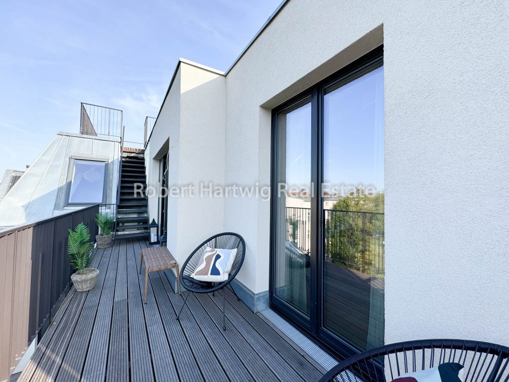 Dachterrasse bei Tageslicht